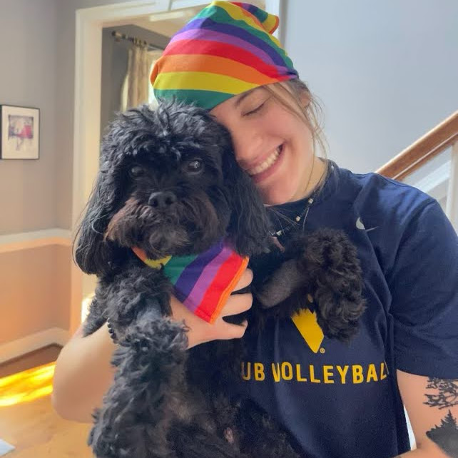 Lori Reed's daughter and dog dress up for DC's Gay Pride parade
